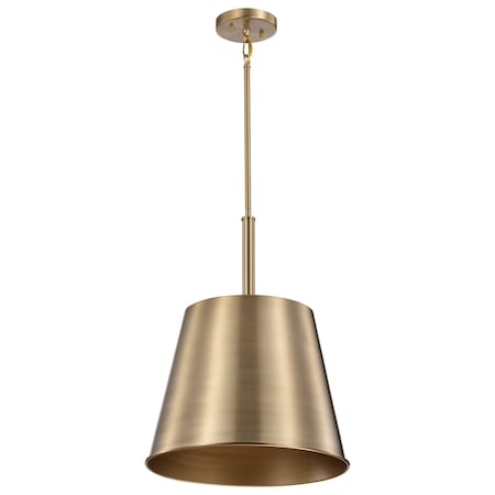 Nuvo Alexis 1-Light Large Pendant - Burnished Brass and Gold Finish 60/7938